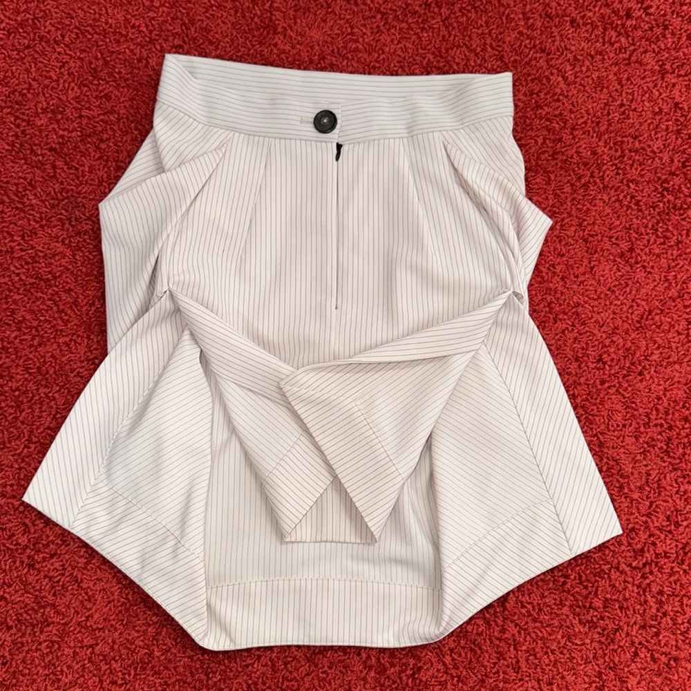 Vivienne Westwood Anglomania SS12 SKIRT IN PINK WITH PINSTRIPE IT42 new/no tag